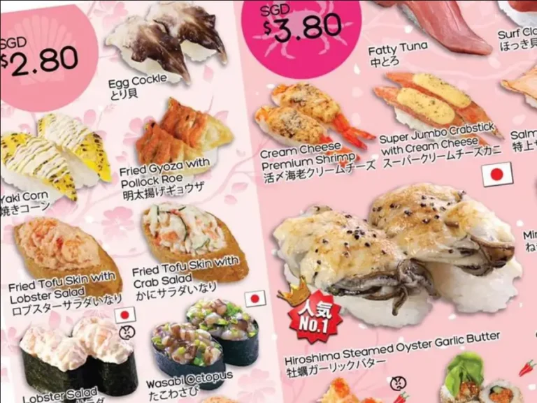 Genki Sushi Menu